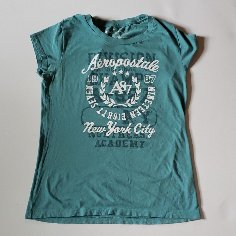 XL teal Aeropostale tee